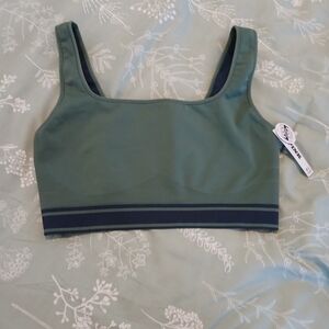 PINK Victoria's Secret Green Sports Bra